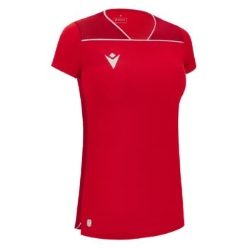 STEEL ECO WOMAN SHIRT RED/DRED/WHT SS 3XL