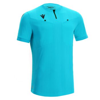 DIENST REFEREE SHIRT NSKY/BLK SS 3XL