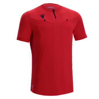 DIENST REFEREE SHIRT BRED/BLK SS 3XL