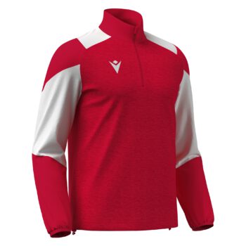 CUZCO 1/4 ZIP TOP RED/WHT 3XL