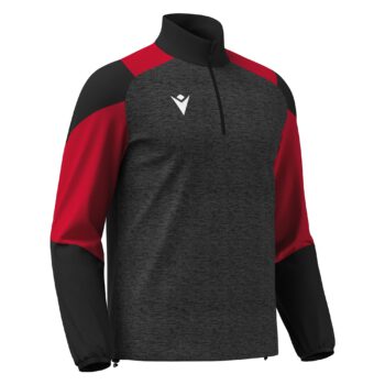 CUZCO 1/4 ZIP TOP BLK/RED 3XL