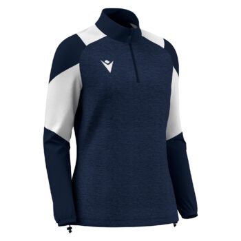 CHANTICO WMN 1/4 ZIP TOP NAV/WHT 3XL