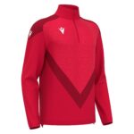 ANDUIN 1/4 ZIP TOP RED/DRED 3XL