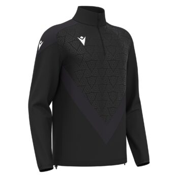 ANDUIN 1/4 ZIP TOP BLK/DGRY 3XL