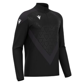 YARUGA 1/4 ZIP TOP BLK/DGRY 3XL
