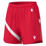 BANSHEE ECO WMN SHORTS RED/WHT 3XL