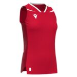 LILY SHIRT WMN SL RED/WHT 3XL