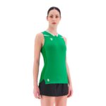 LILY SHIRT WMN SL GRN/WHT 3XL
