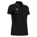 MELODY POLO WMN SS BLK/WHT 3XL