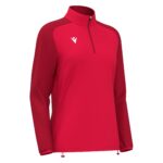 LENA WMN 1/4 ZIP TOP RED/DRED 3XL