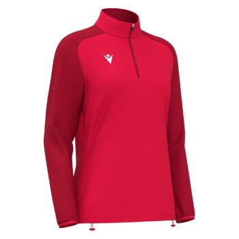 LENA WMN 1/4 ZIP TOP RED/DRED 3XL