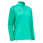 LENA WMN 1/4 ZIP TOP TRQ/DTRQ 3XL