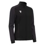RAMA WMN FULL ZIP TOP BLK/DGRY 3XL