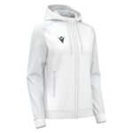 ATLAS WMN FULL ZIP HOODY TOP WHT/LGRY 3XL