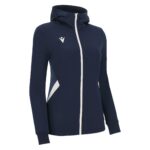 BASTET FULL ZIP TOP HOODY WOMAN NAV/WHT 3XL