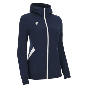 BASTET FULL ZIP TOP HOODY WOMAN NAV/WHT 3XL