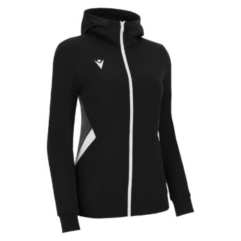 BASTET FULL ZIP TOP HOODY WOMAN BLK/WHT 3XL