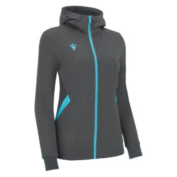 BASTET FULL ZIP TOP HOODY WOMAN ANT/NSKY 3XL