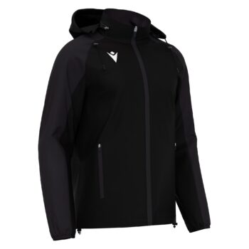 ELBRUS FULL LENGTH ZIP RAINJACKET BLK/DGRY 3XL