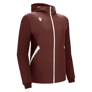 TIAMAT FULL ZIP MICRO HOODY TOP CRD/WHT 3XL