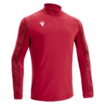 NARYN 1/4 ZIP TOP RED/DRED 3XL