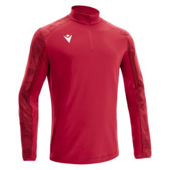 NARYN 1/4 ZIP TOP RED/DRED 3XL