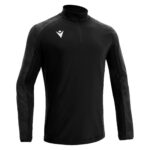 NARYN 1/4 ZIP TOP BLK/DGRY 3XL