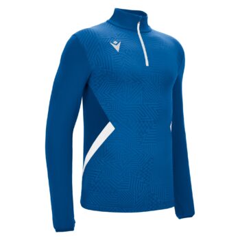 FRASER 1/4 ZIP TOP ROY/WHT 3XL