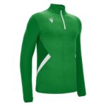 FRASER 1/4 ZIP TOP GRN/WHT 3XL