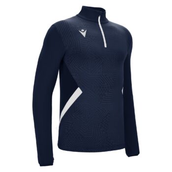 FRASER 1/4 ZIP TOP NAV/WHT 3XL