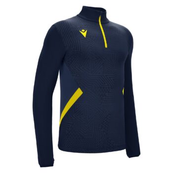 FRASER 1/4 ZIP TOP NAV/YEL 3XL