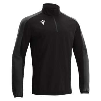 ARNO 1/4 ZIP TOP BLK/DGRY 3XL
