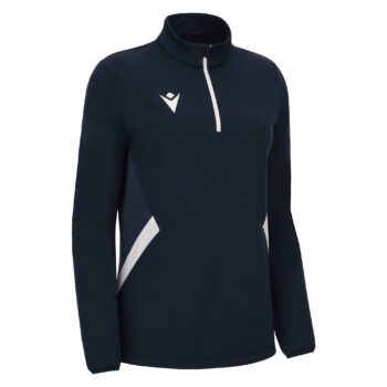 MAIRA WOMAN 1/4 ZIP TOP NAV/WHT 3XL