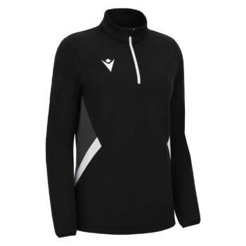 MAIRA WOMAN 1/4 ZIP TOP BLK/WHT 3XL
