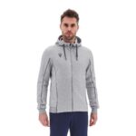 STAGE ECO FULL LENGTH ZIP HOODY GRY MEL/ANT 3XL
