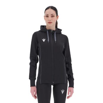 BASS ECO FULL LENGTH ZIP HOODY WOMAN BLK/ANT 3XL