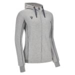 BASS ECO FULL LENGTH ZIP HOODY WOMAN GRY MEL/ANT 3XL