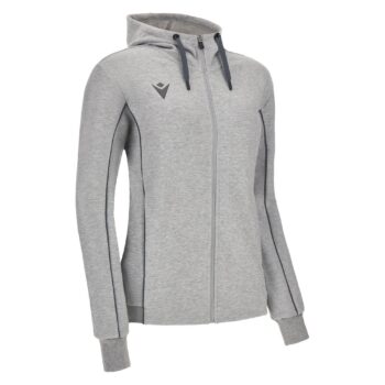 BASS ECO FULL LENGTH ZIP HOODY WOMAN GRY MEL/ANT 3XL